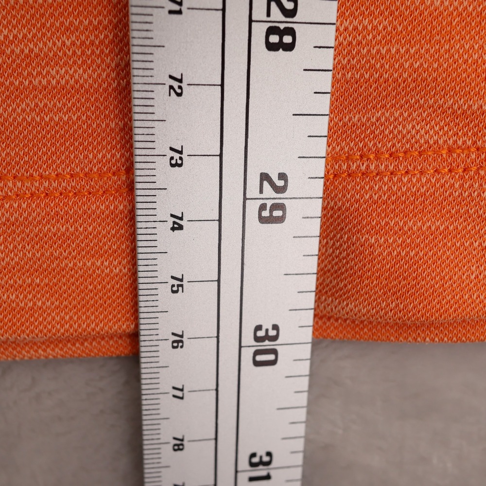 Tommy Bahama Mens XXL Orange Heathered Tencel Quarter Zip Pullover Sweater - Picture 8 of 9